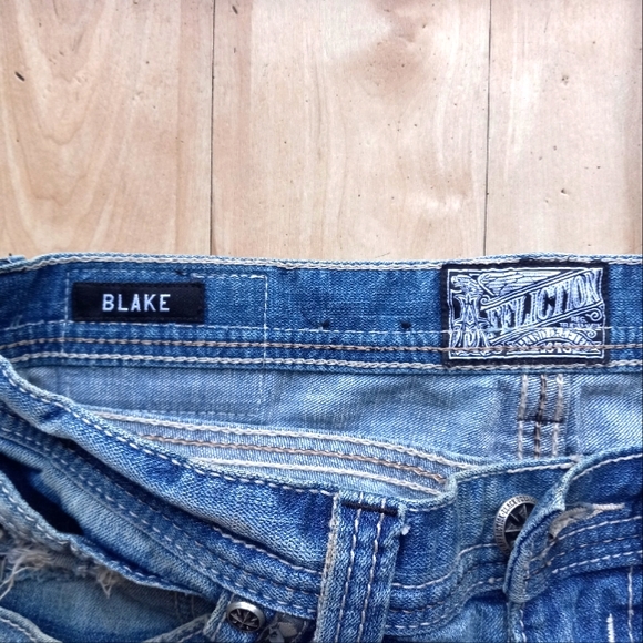 Men's Affliction Denim custom Americana & biker logos 🇺🇲🇺🇸 🏍 - Picture 5 of 10